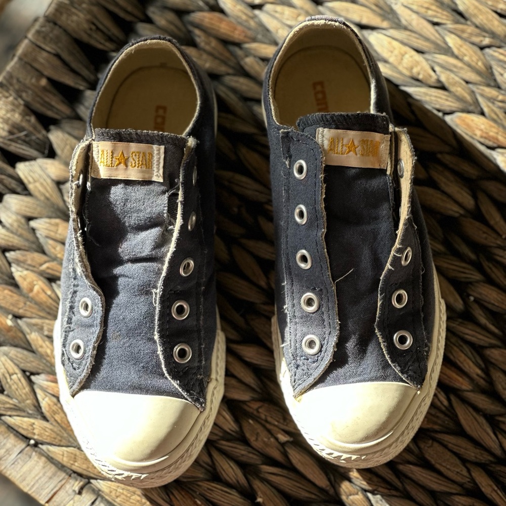 Navy Low-top Slip On Converse